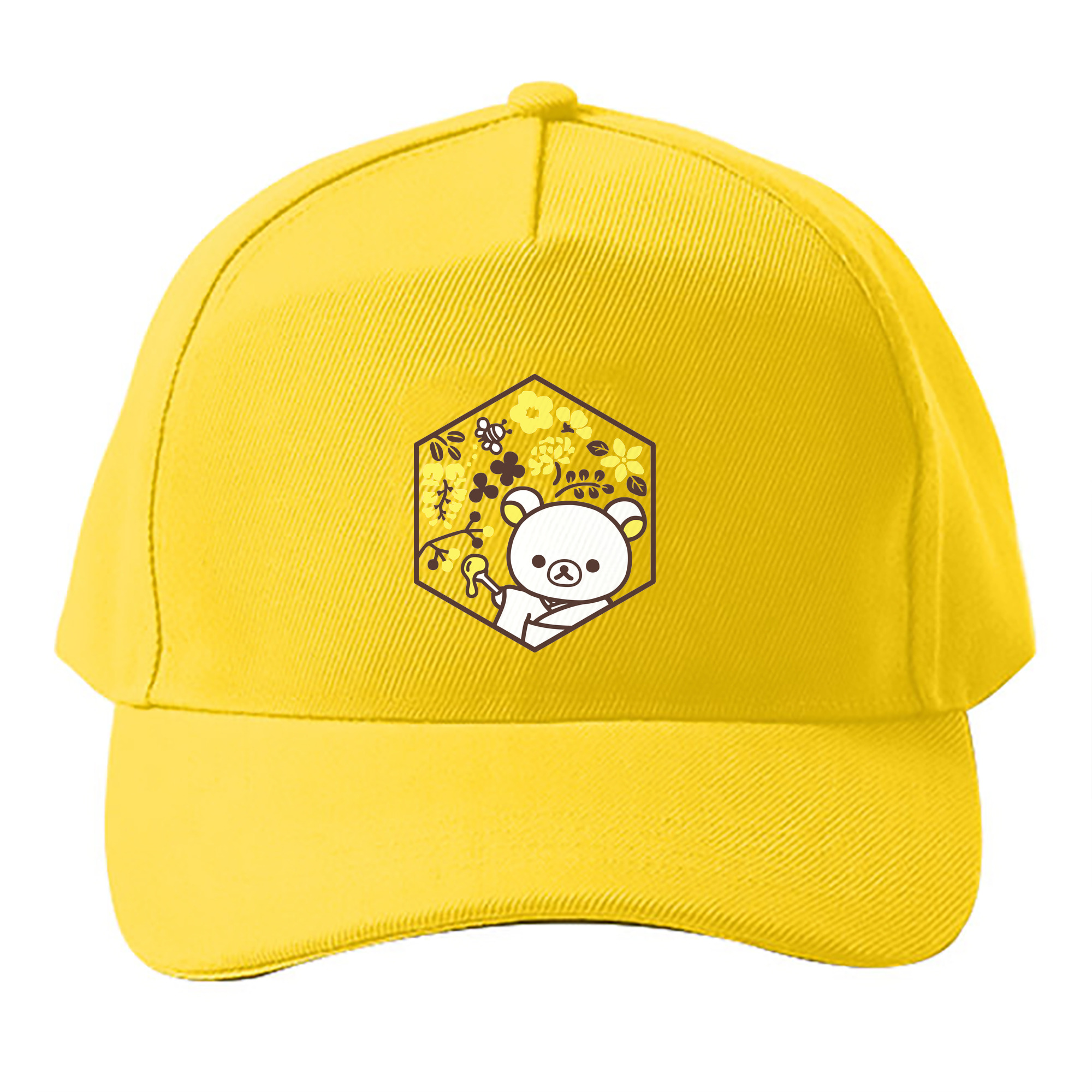 （画像用） リラックマ リラックマ キイロイトリ Rilakkuma Korilakkuma Kiiroitori ベースボールキャップ 綿100％ 男女兼用 帽子 スポーツ